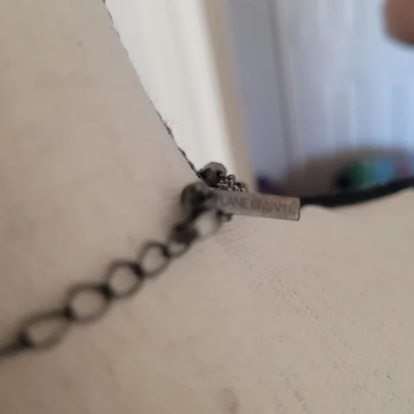 Lane Bryant Beautiful Flower Bling Necklace Used...Bougie !!!..strand beads miss - Picture 4 of 11